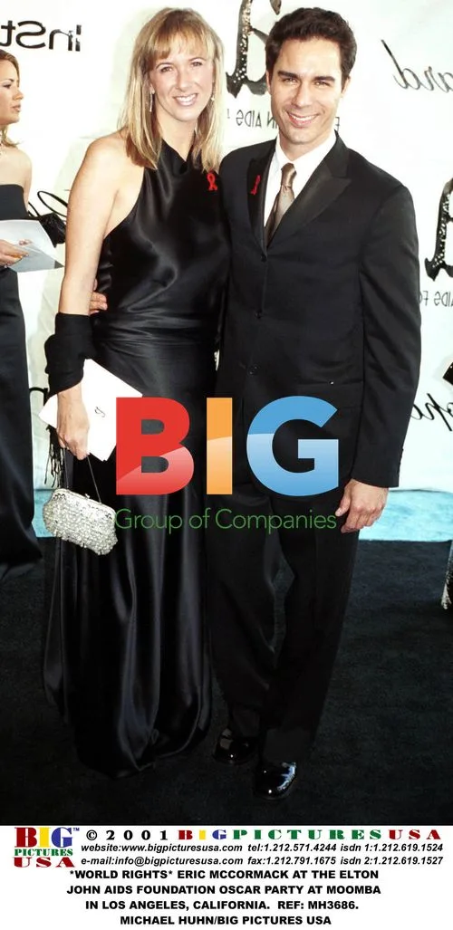 Eric McCormack at Elton John's Oscar Party