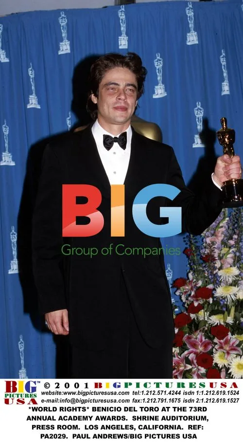 Benicio Del Toro at 73rd Academy Awards