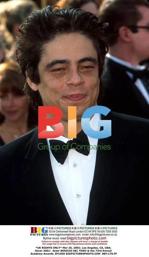 Benicio Del Toro at 2001 Oscars