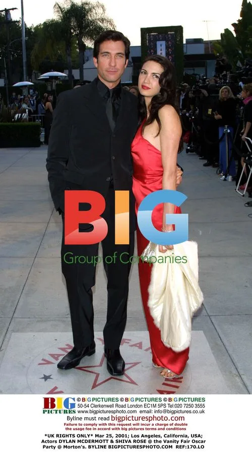 Dylan McDermott & Shiva Rose at Vanity Fair Oscar Party