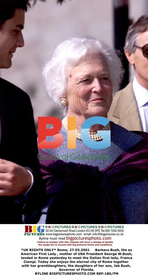 Barbara Bush Visits Rome With Grandchildren