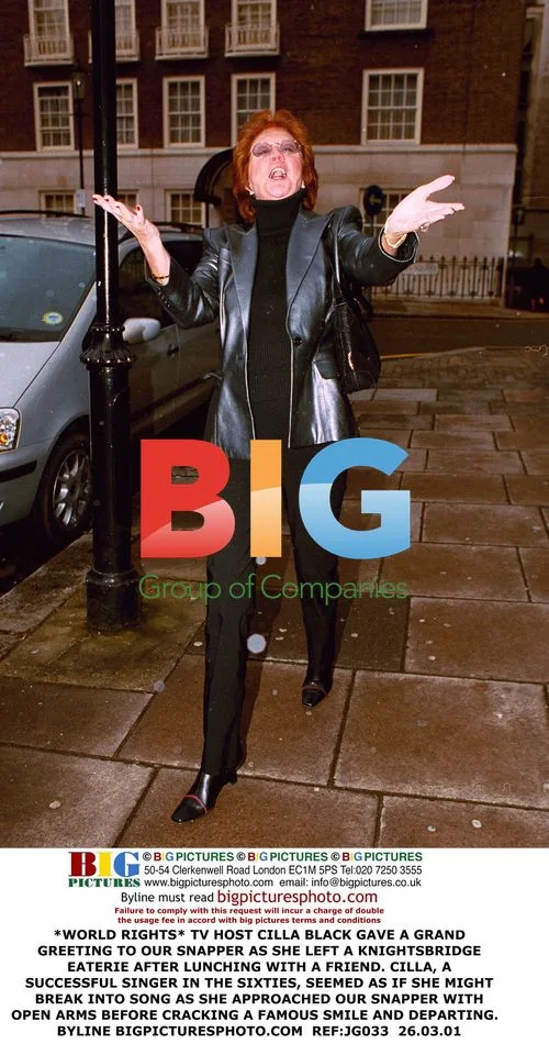 Cilla Black Greets Photographer