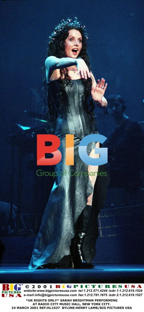 SARAH BRIGHTMAN Performing at Radio City Music Hall