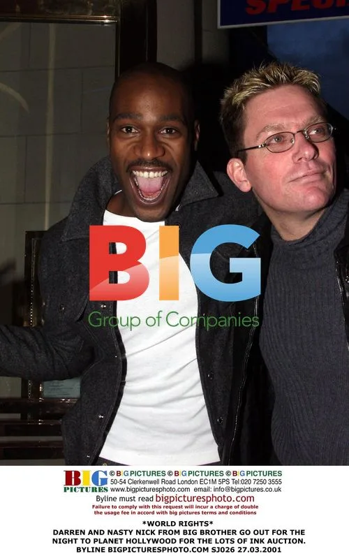 Big Brother stars Darren and Nick at Lots of Ink auction