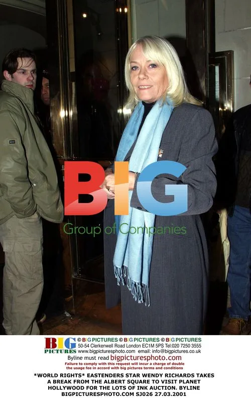 Wendy Richards Visits Planet Hollywood
