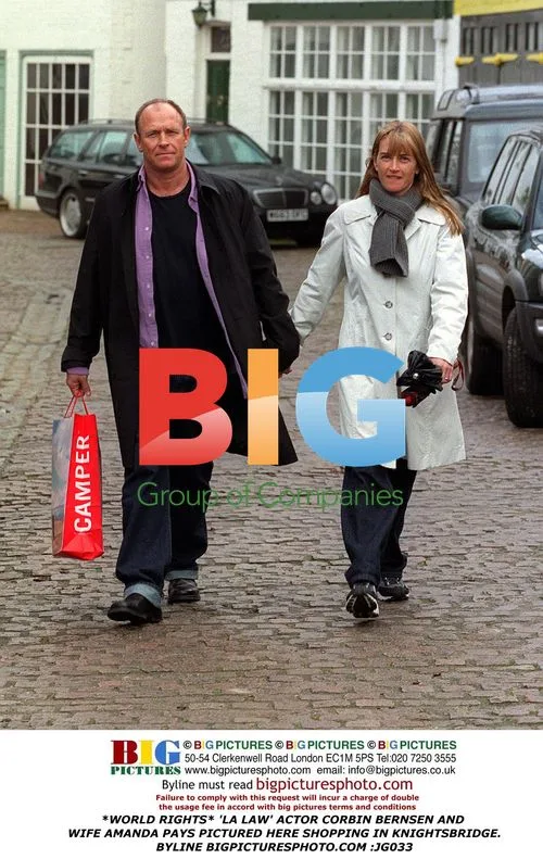 Corbin Bernsen and Amanda Pays Shopping in Knightsbridge
