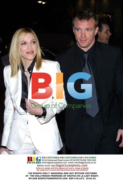 MADONNA and GUY RITCHIE at SNATCH premiere