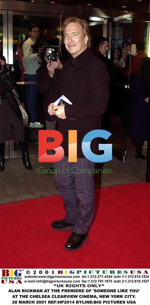 Alan Rickman at 'Someone Like You' premiere