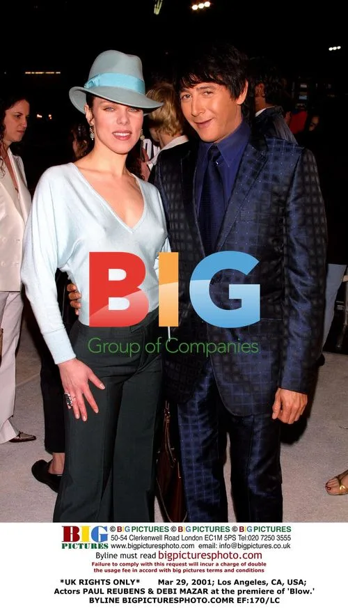 Paul Reubens & Debi Mazar at 'Blow' Premiere