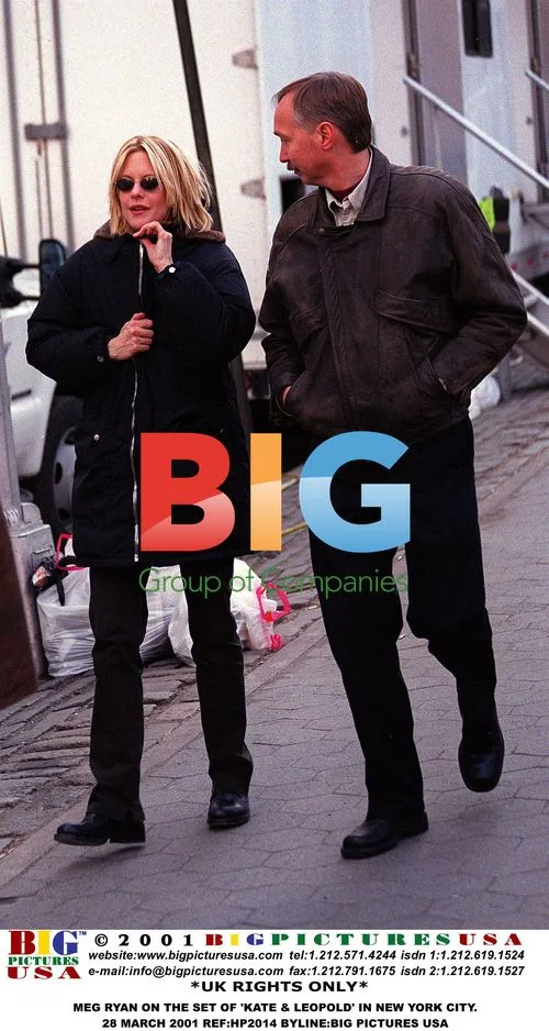 Meg Ryan on the set of 'Kate & Leopold'