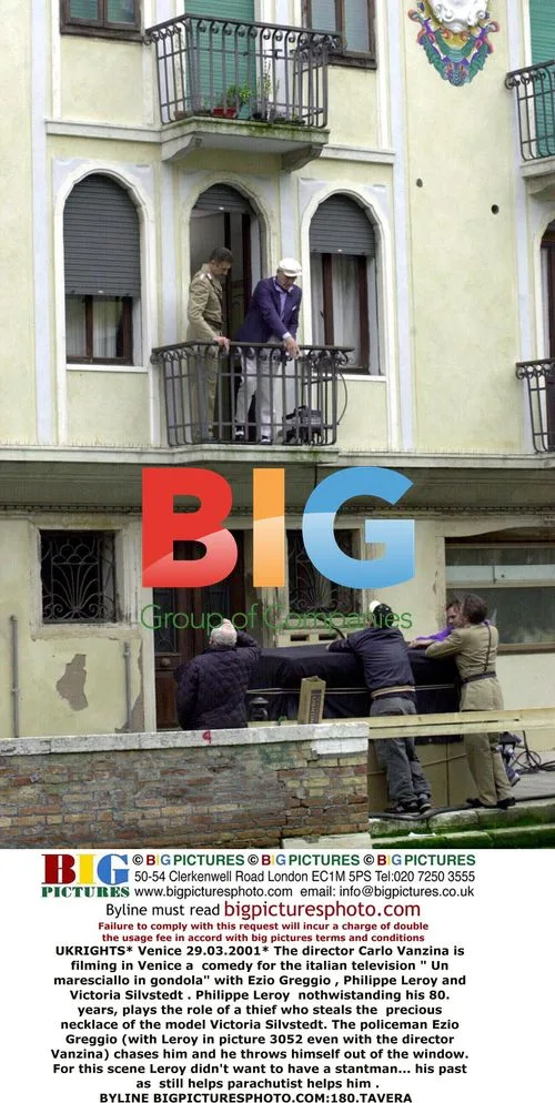 Director Carlo Vanzina films comedy in Venice