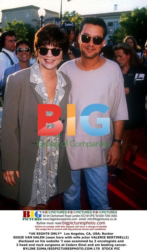 Eddie Van Halen and Valerie Bertinelli