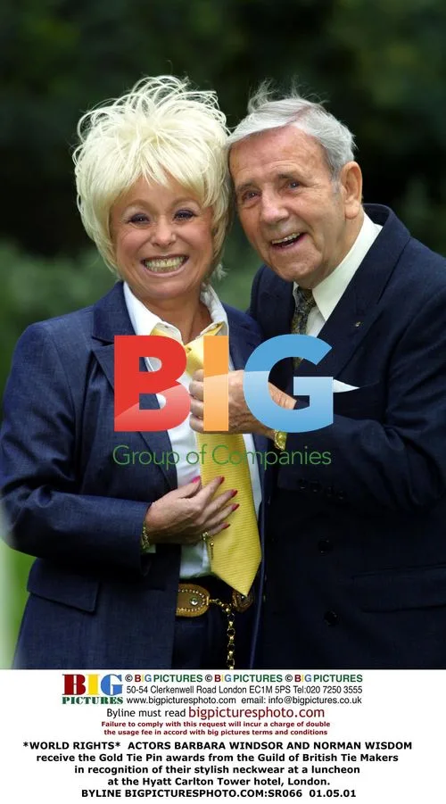 Barbara Windsor and Norman Wisdom receive Tie Maker Guild awards