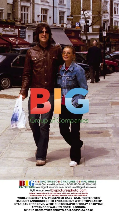 Gail Porter and Dan Hipgrove engaged