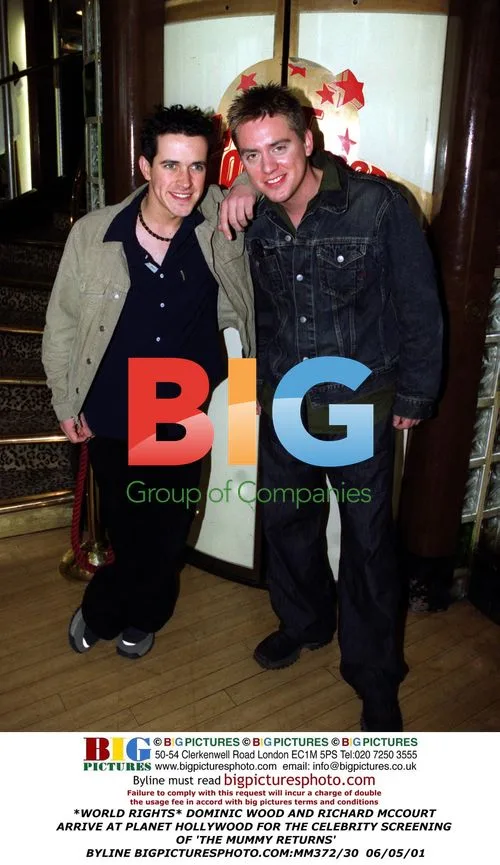 Dominic Wood and Richard McCourt at 'The Mummy Returns' Screening