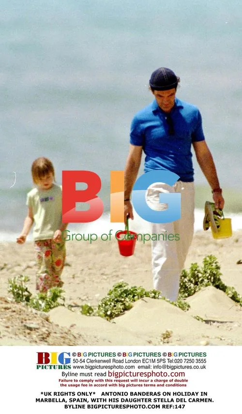 Antonio Banderas on holiday with daughter in Marbella