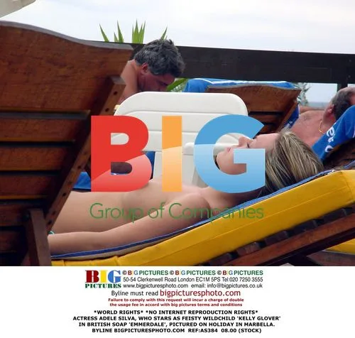Adele Silva Sunbathing in Marbella