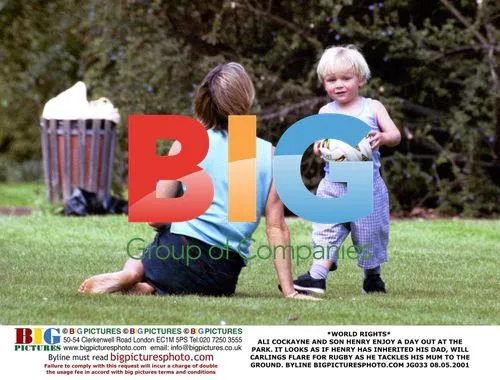 Ali Cockayne and Son Henry at the Park