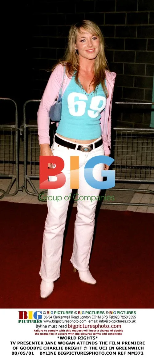 TV Presenter Jane Wogan at "Goodbye Charlie Bright" Premiere