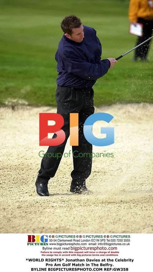Jonathan Davies at Celebrity Pro Am Golf Match