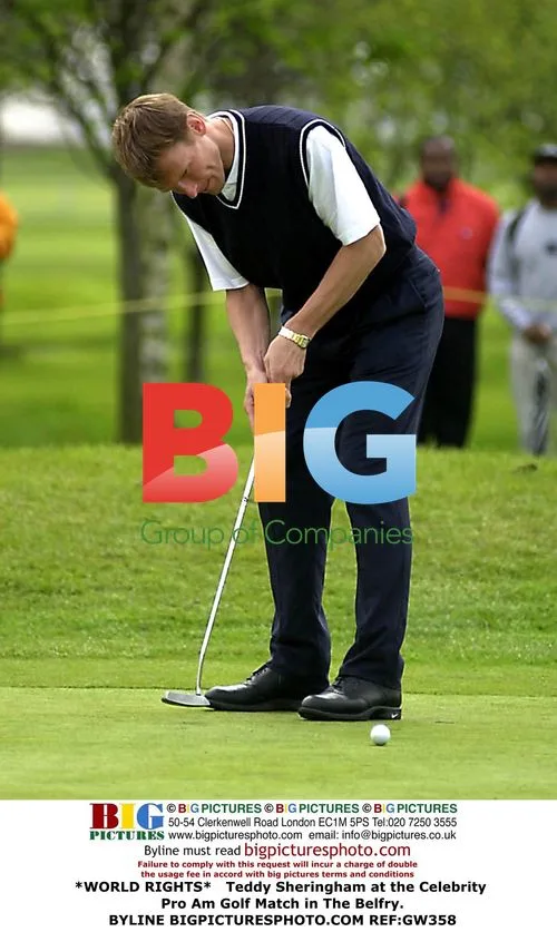Teddy Sheringham at Celebrity Pro Am Golf Match