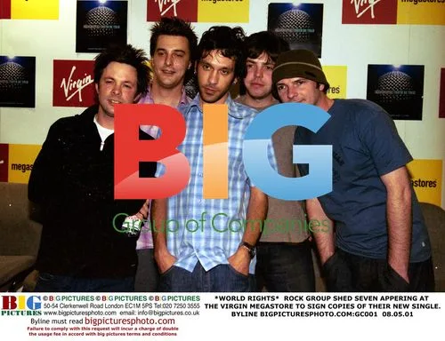 Shed Seven at Virgin Megastore Signing Event