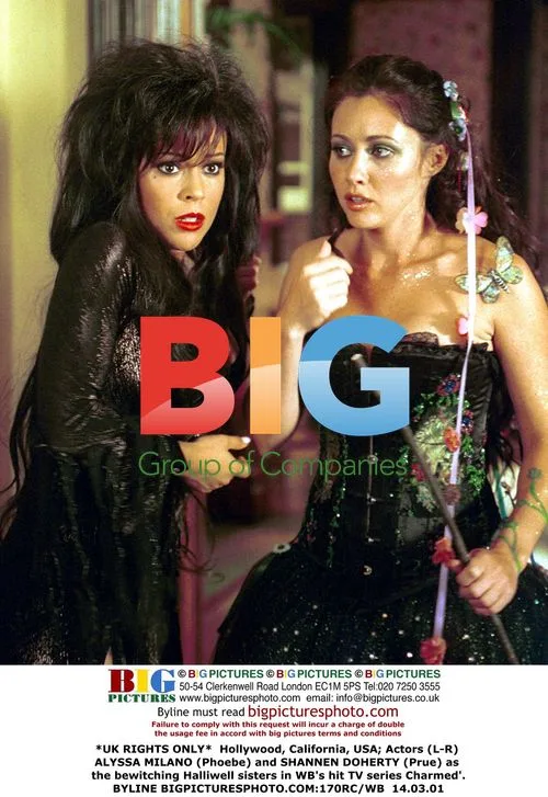 Charmed stars Alyssa Milano and Shannen Doherty