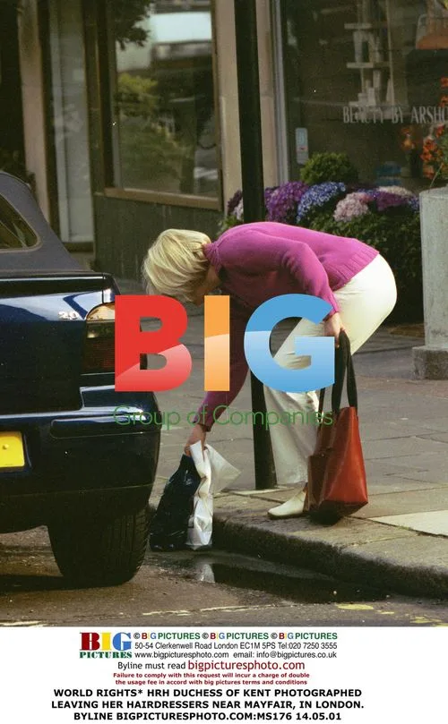Duchess of Kent Leaving Hairdresser in London