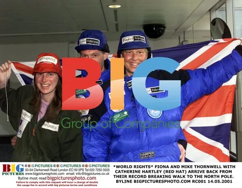 Thornwells and Hartley return from North Pole walk