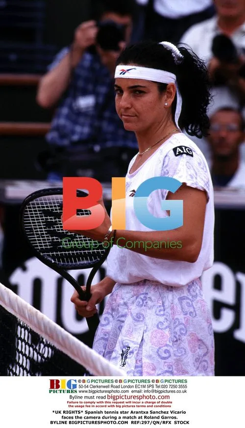 Arantxa Sanchez Vicario at Roland Garros