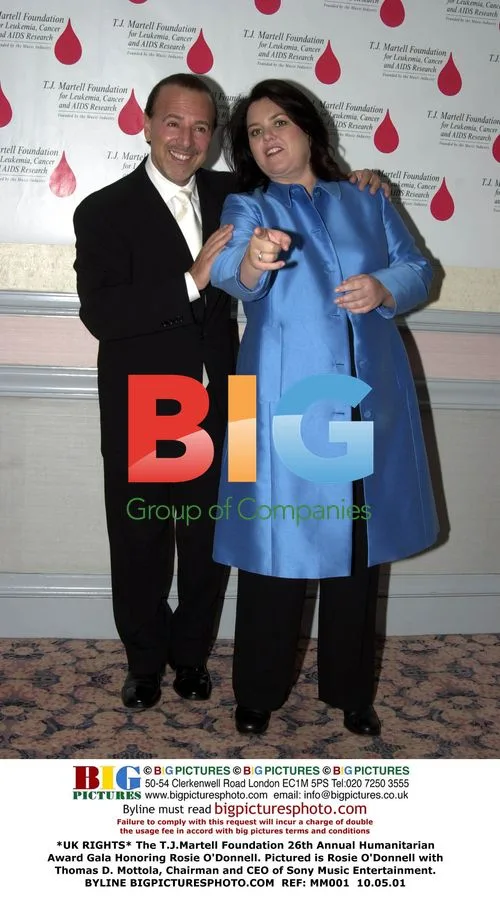 Rosie O'Donnell and Thomas D. Mottola at T.J.Martell Gala