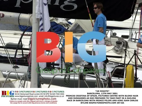 Princes Cristina of Spain at Sailing Race