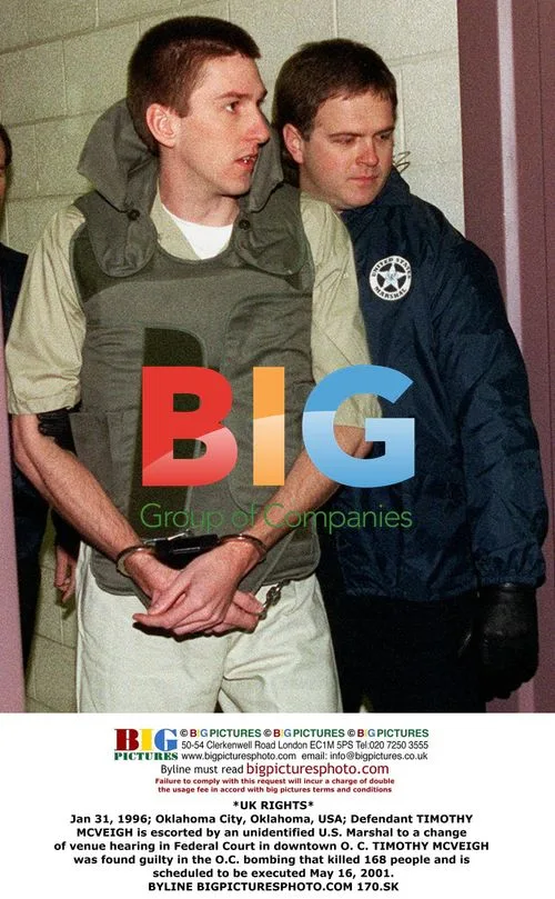 Timothy McVeigh Escorted to Hearing