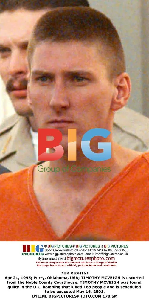 Timothy McVeigh Escorted from Courthouse