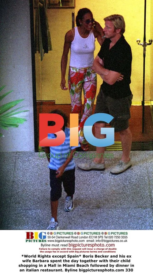 Boris Becker and ex-wife shopping in Miami