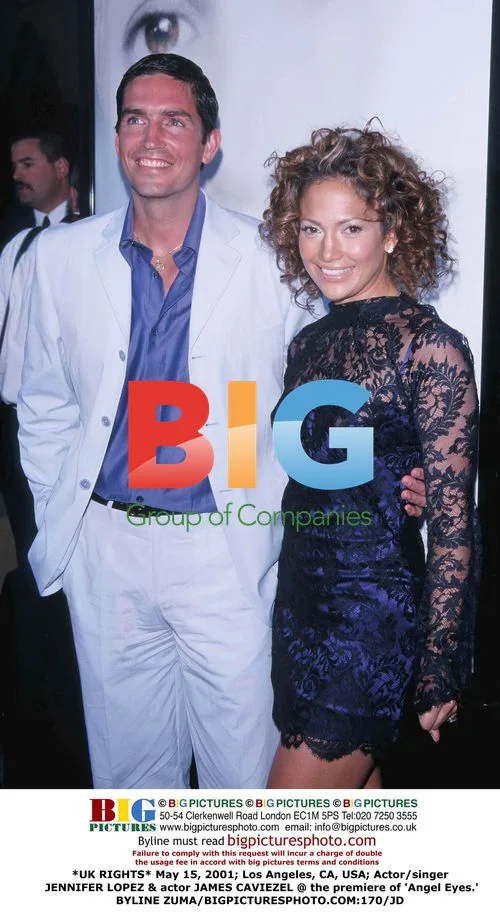 Jennifer Lopez & James Caviezel at 'Angel Eyes' premiere