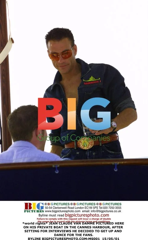 Jean Claude Van Damme Dances on Boat in Cannes