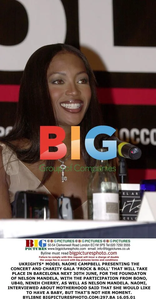 Naomi Campbell Presenting Charity Gala
