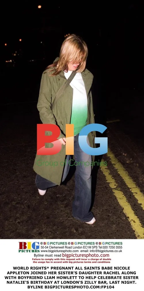 Pregnant All Saints Nicole Appleton Celebrates Sister's Birthday
