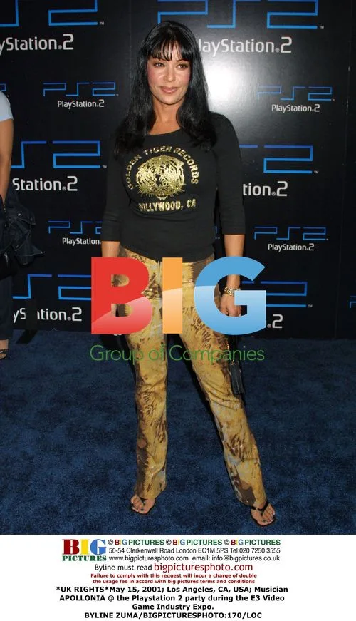 Apollonia at Playstation 2 E3 Party