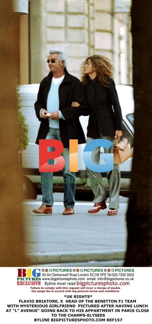 Flavio Briatore with Girlfriend in Paris