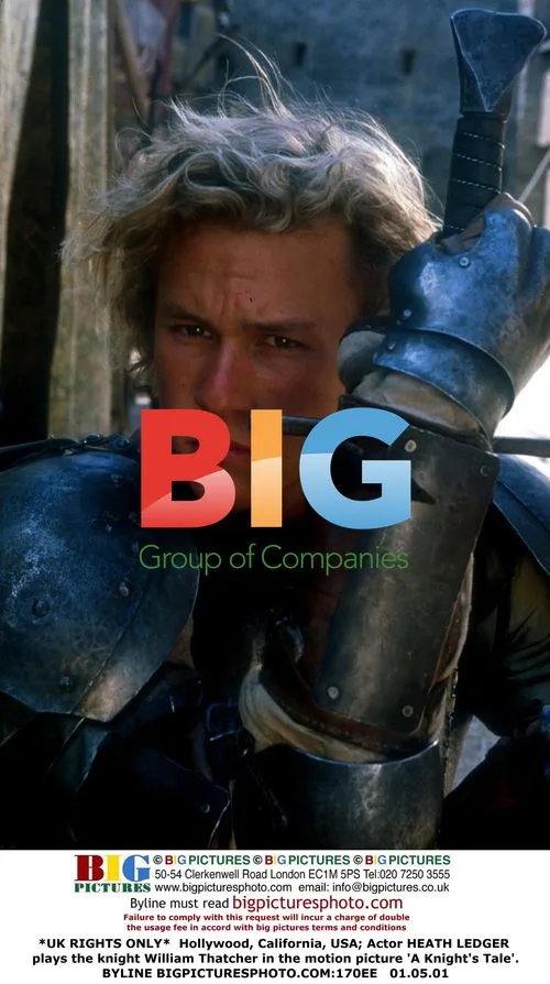 Heath Ledger as Knight in "A Knight's Tale"