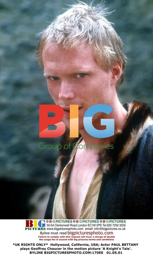 Paul Bettany as Geoffrey Chaucer in 'A Knight's Tale'