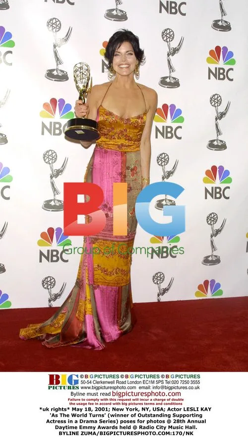 Lesli Kay at 28th Daytime Emmy Awards