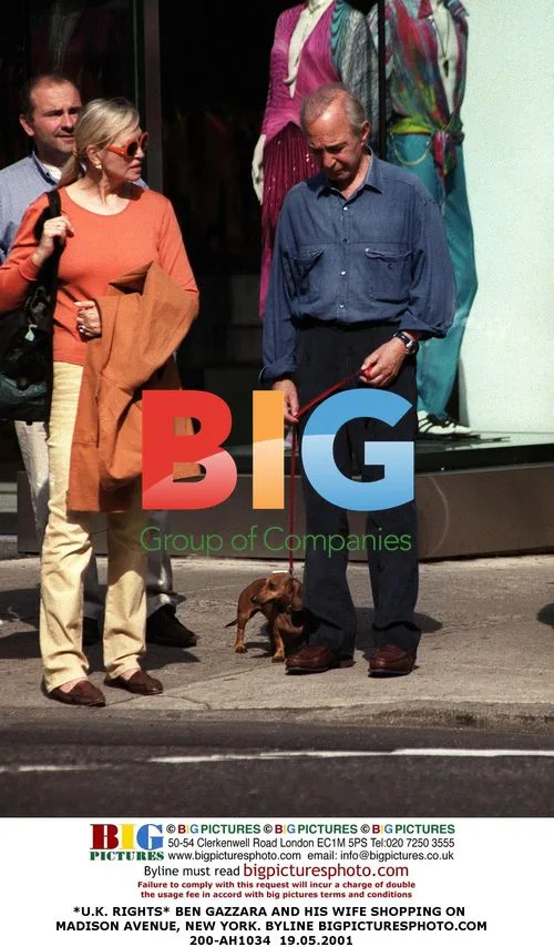 Ben Gazzara and Wife Shopping on Madison Avenue