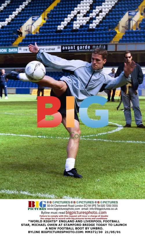 Michael Owen Launches New Football Boot