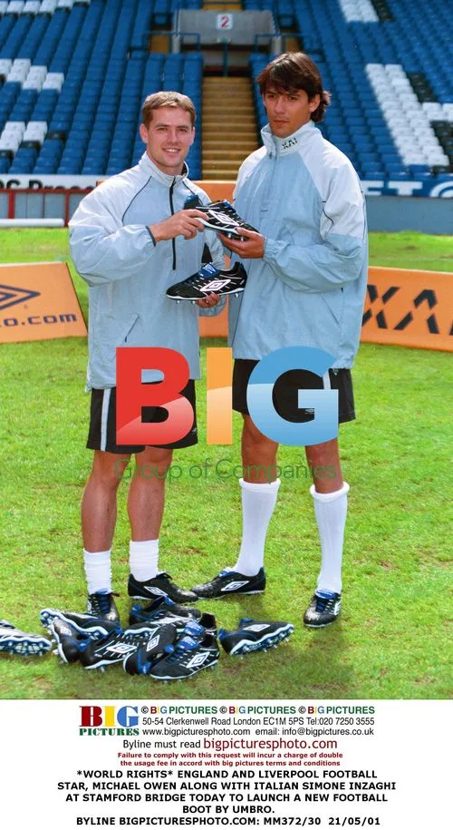 Michael Owen and Simone Inzaghi Launch New Football Boot