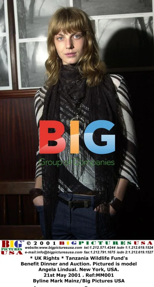 Model Angela Lindual at Tanzania Wildlife Fund Benefit