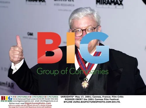 Rodger Ebert at 2001 Cannes Film Festival