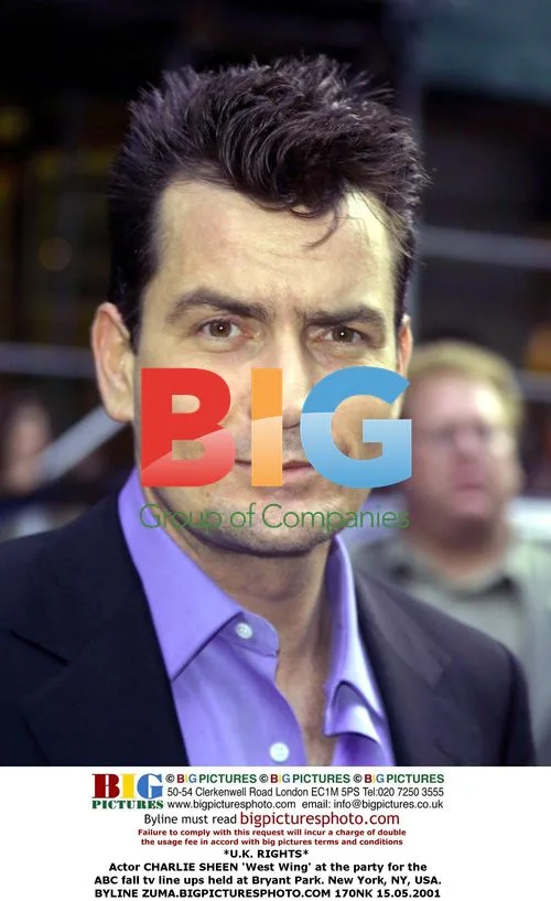 Charlie Sheen at ABC TV party in NYC